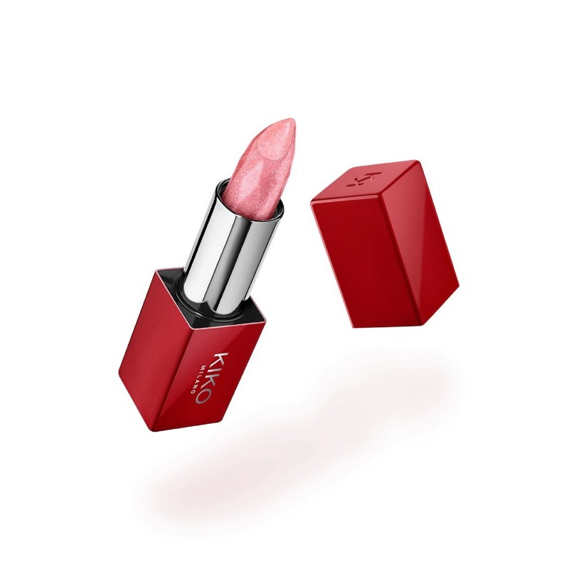 Бальзам для губ Flirt Alert Kiko Milano 3 г – збагачений пептидами, з ефектом діамантового сяйва та неперевершеним ягідним ароматом.